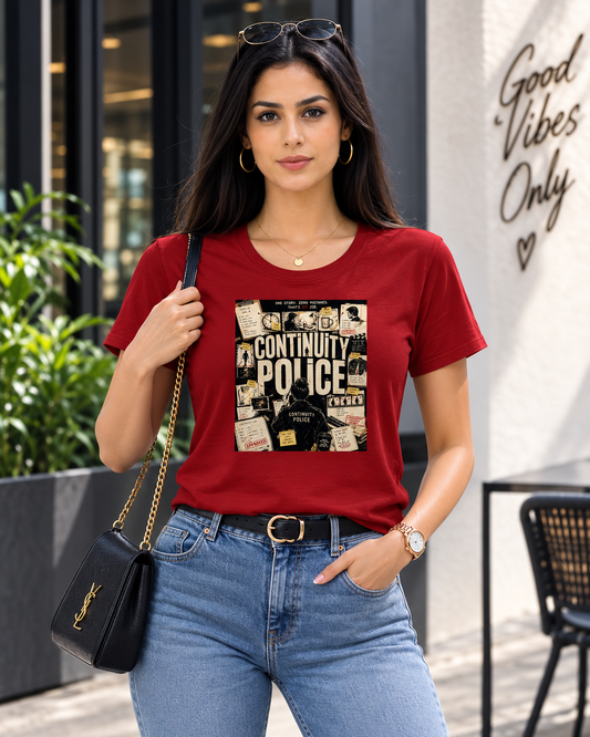 Continuity Police T-Shirt For Women