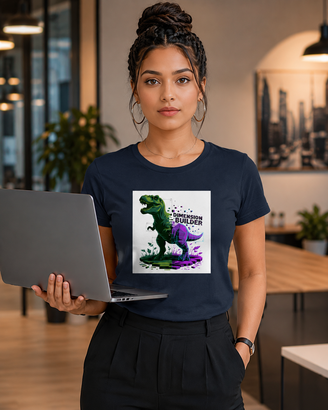 Dimension Builder T-Shirt For Women
