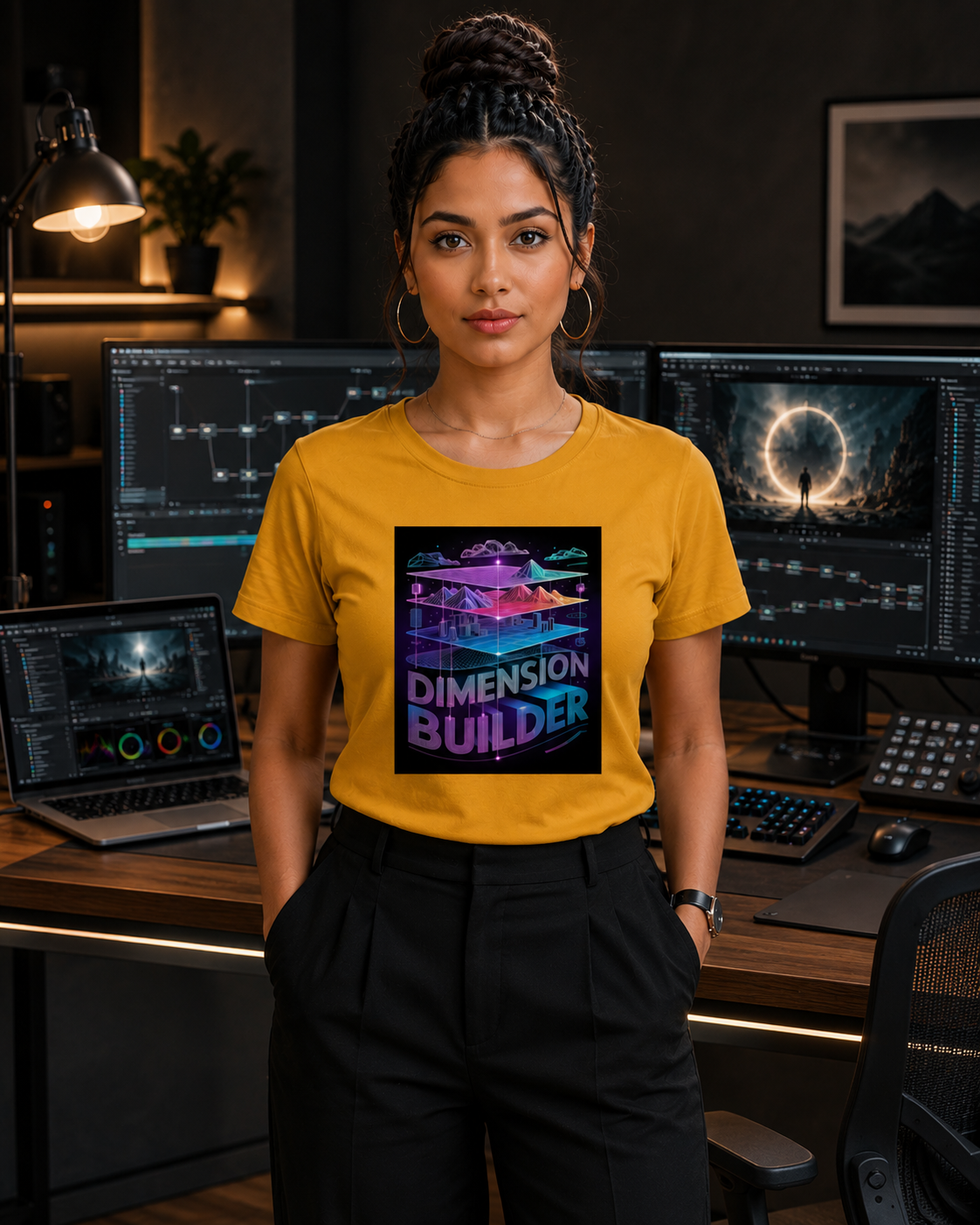 Dimension Builder T-Shirt For Women