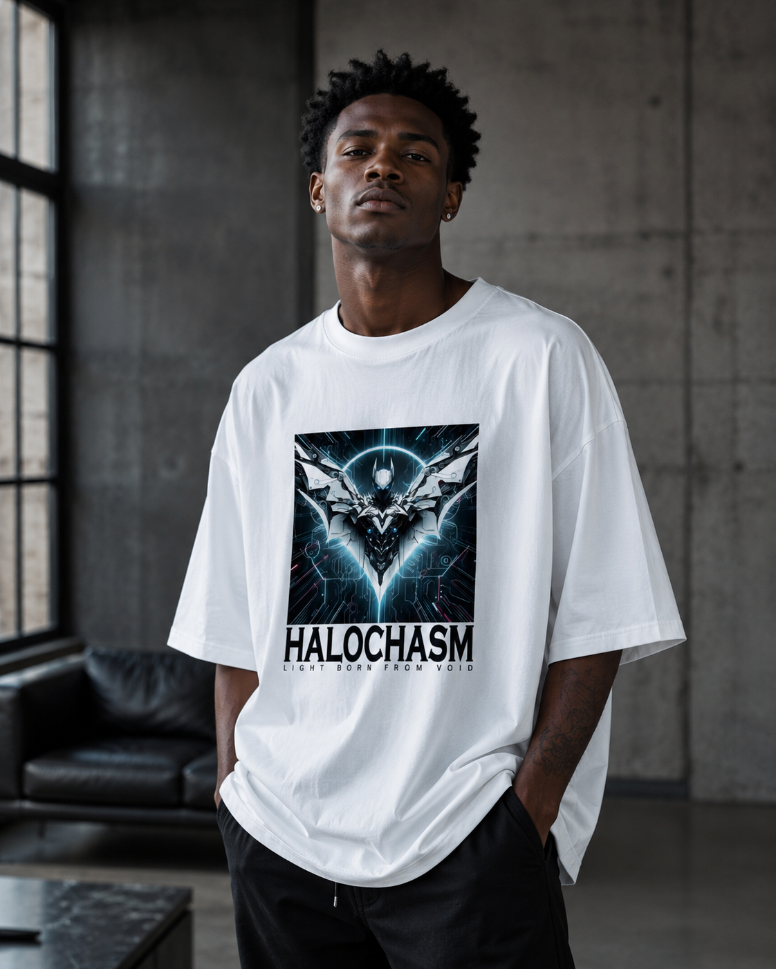 Halochasm Oversized T-Shirt For Men