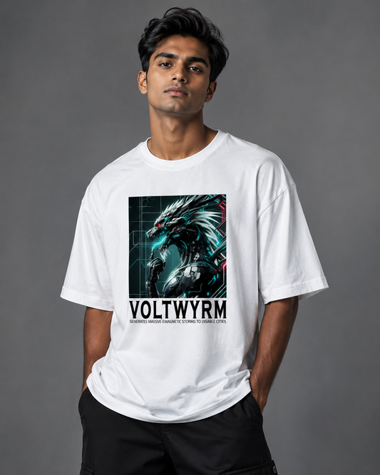 Voltwyrm Oversized T-Shirt For Men