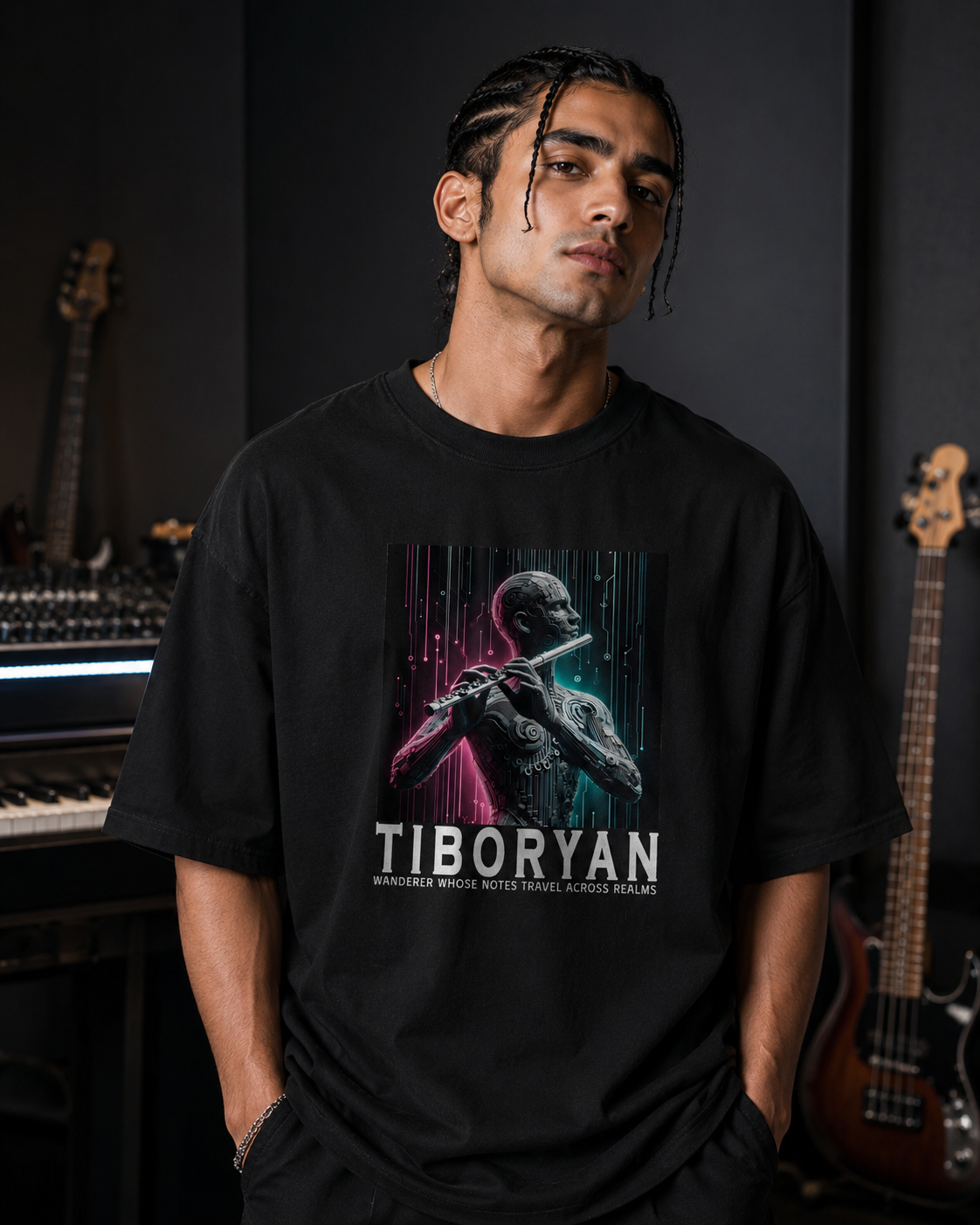 Tiboryan Oversized T-Shirt For Men