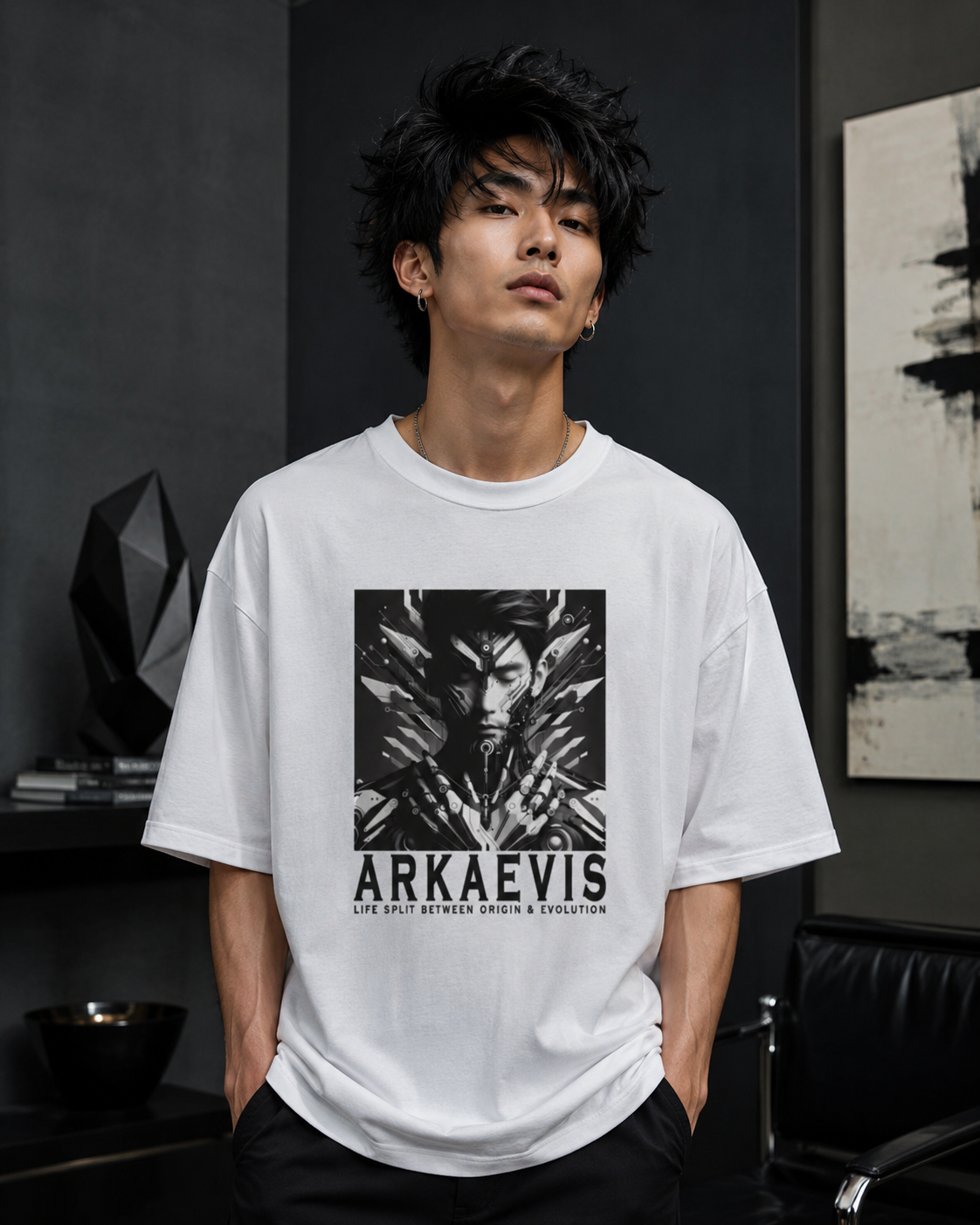 Arkaevis Oversized T-Shirt For Men