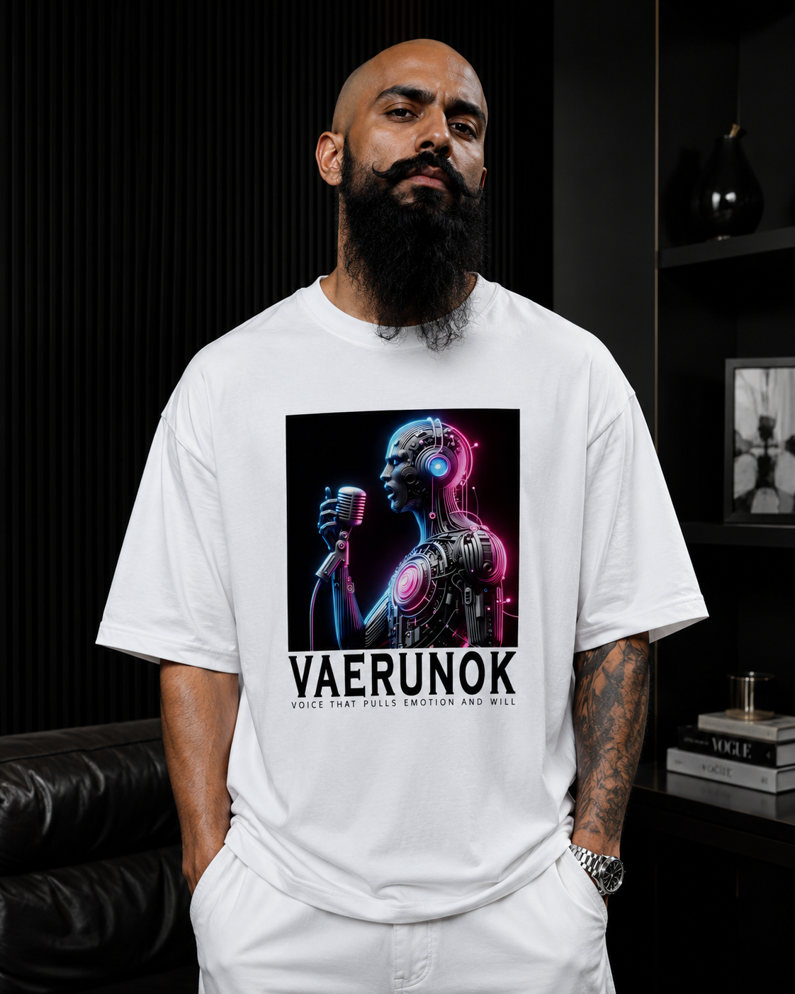 Vaerunok Oversized T-Shirt For Men