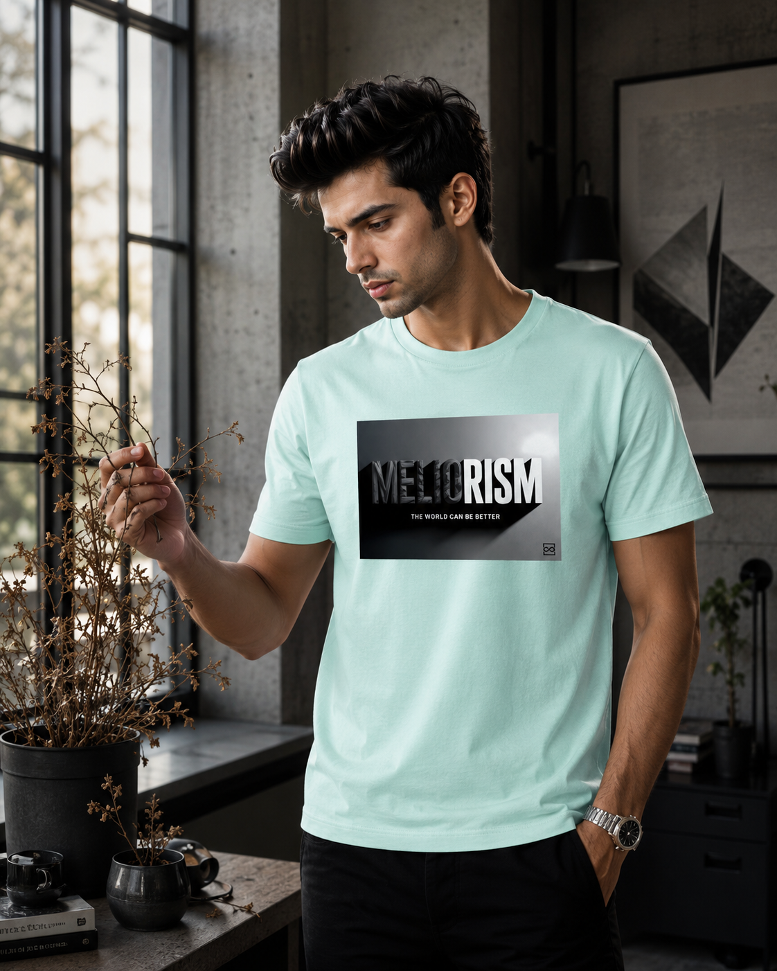 Meliorism T-Shirt For Men